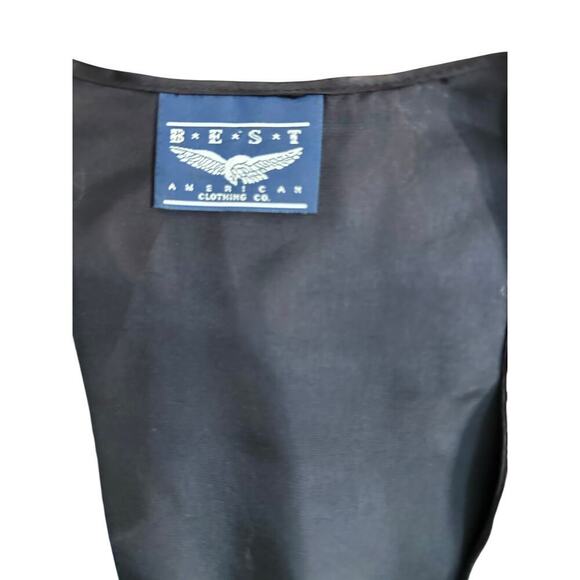 Best American Clothing Co. Women's Multicolor Floral Print Button Front Vest - Picture 4 of 7